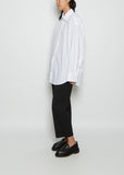 Arko Poplin Shirt — White