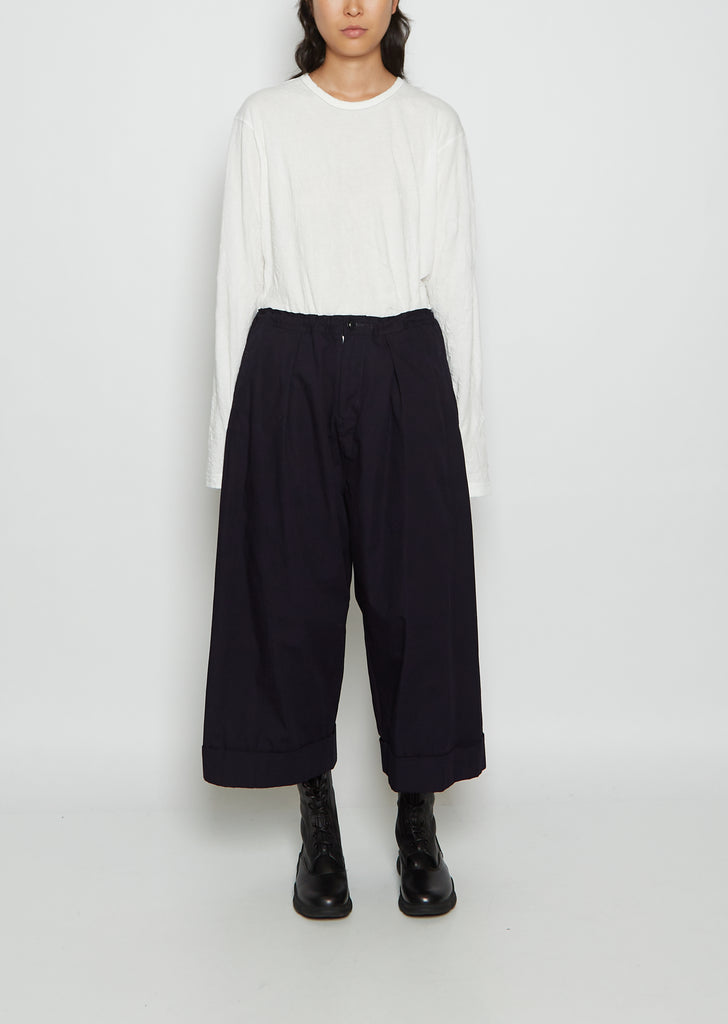 O-Front Tuck Mackin Cotton Twill Pant