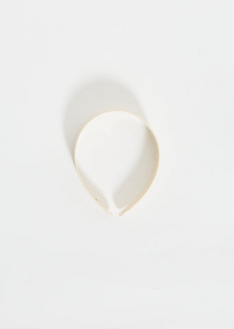 Thin Bessette Headband — Ivory