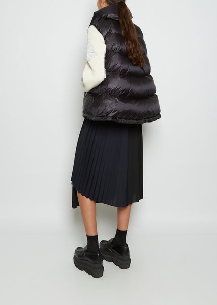 Nylon Puffer Vest – La Garçonne