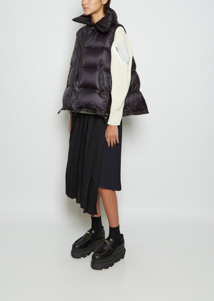 Nylon Puffer Vest – La Garçonne