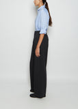 Lois Loose Cotton & Wool Twill Pants