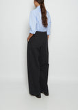 Lois Loose Cotton & Wool Twill Pants