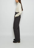 Unisex Twisted Belted Denim Pants — Zinc
