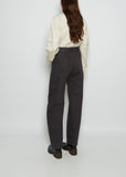 Unisex Twisted Belted Denim Pants — Zinc