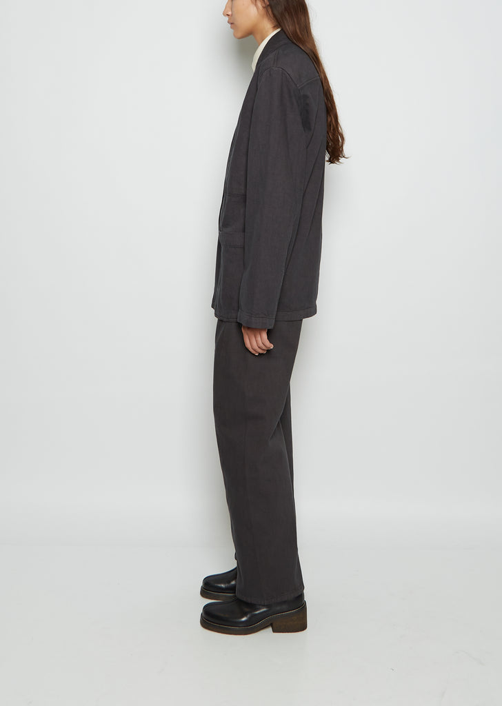 Unisex Cotton Denim Workwear Blazer