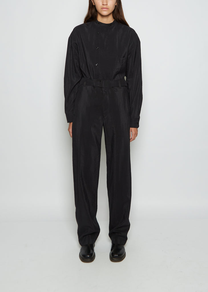 Soft Belted Silk Pants