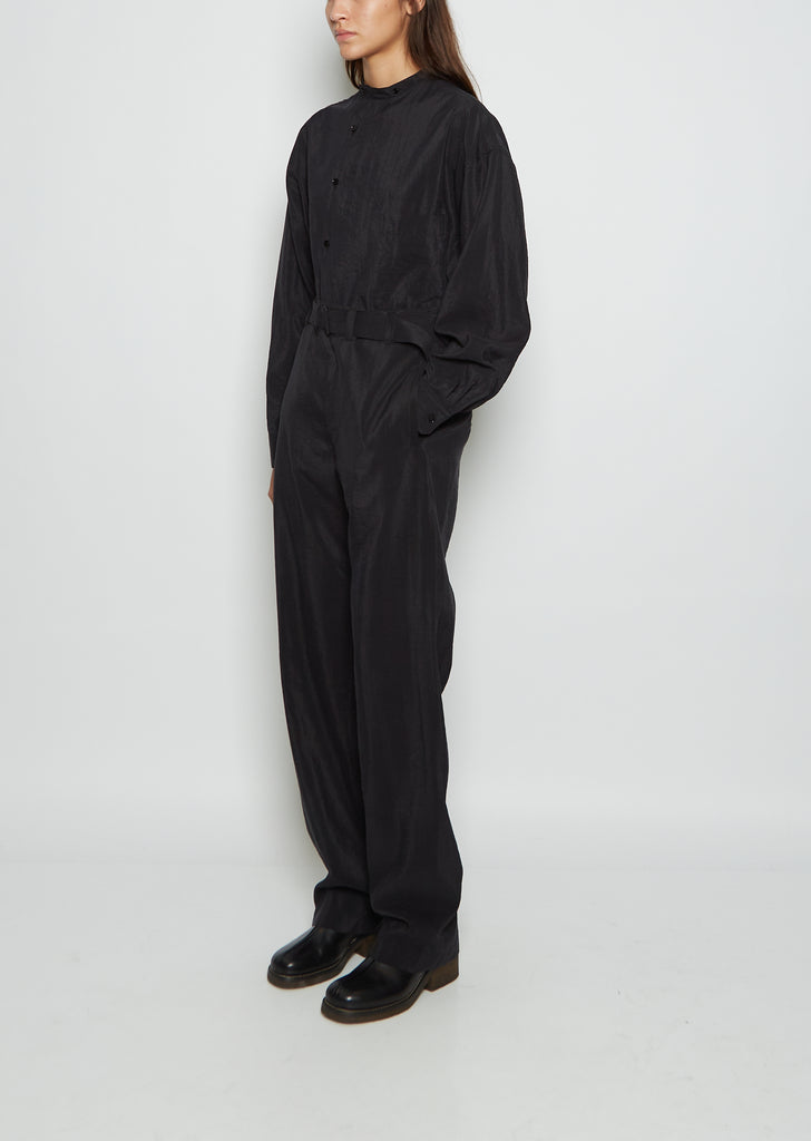 Soft Belted Silk Pants