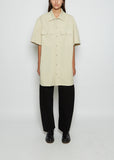 Short Sleeve Cotton Twill Shirt