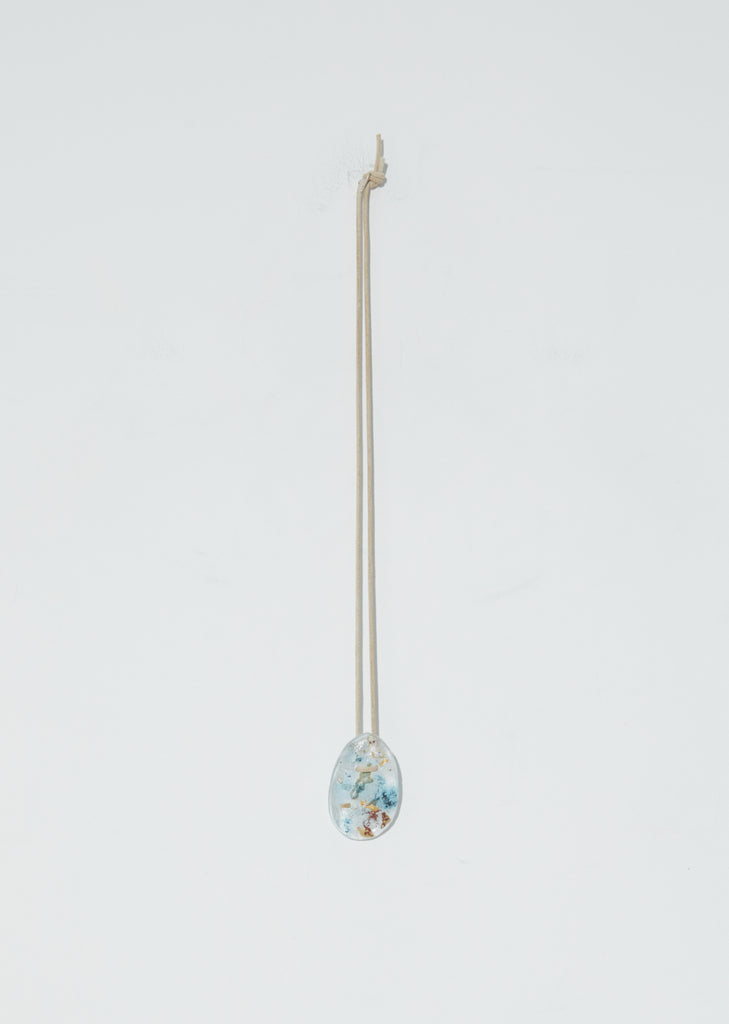 Clay Glass Drop Necklace