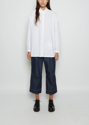 The Draughtsman Cotton Poplin Shirt