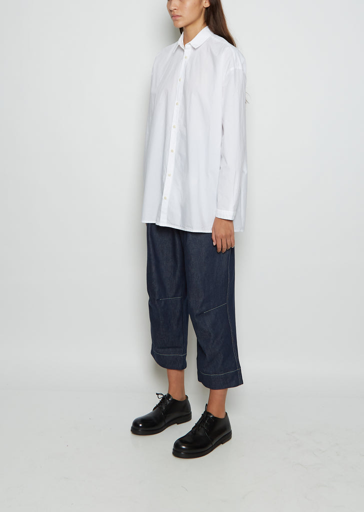 The Draughtsman Cotton Poplin Shirt