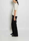 Kenza Cashmere Tee — Cream