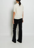 Kenza Cashmere Tee — Cream