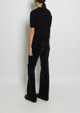 Kenza Cashmere Tee — Black