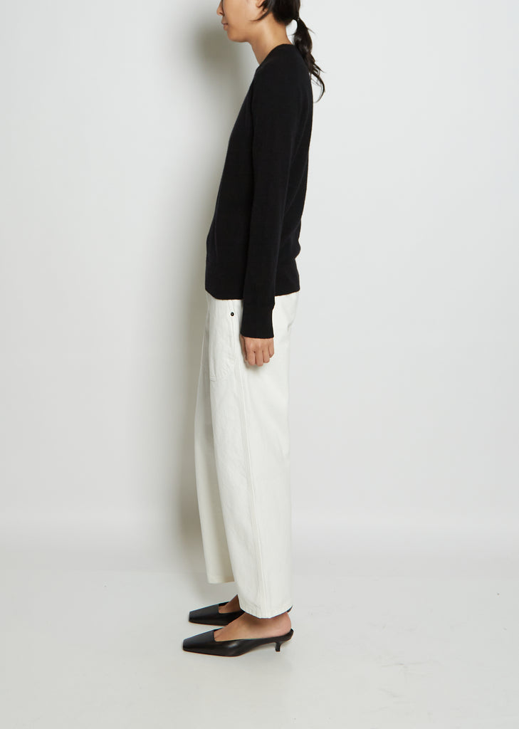 Diana Cashmere Sweater — Black