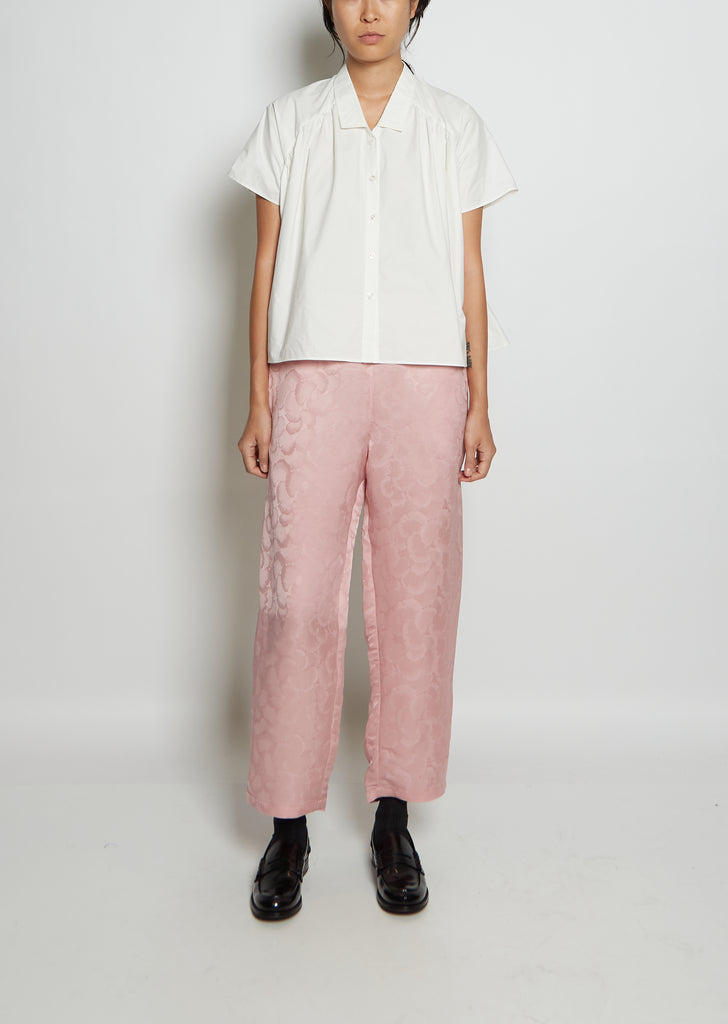 Walk Pink Silk Trousers