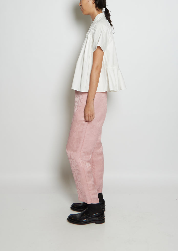 Walk Pink Silk Trousers