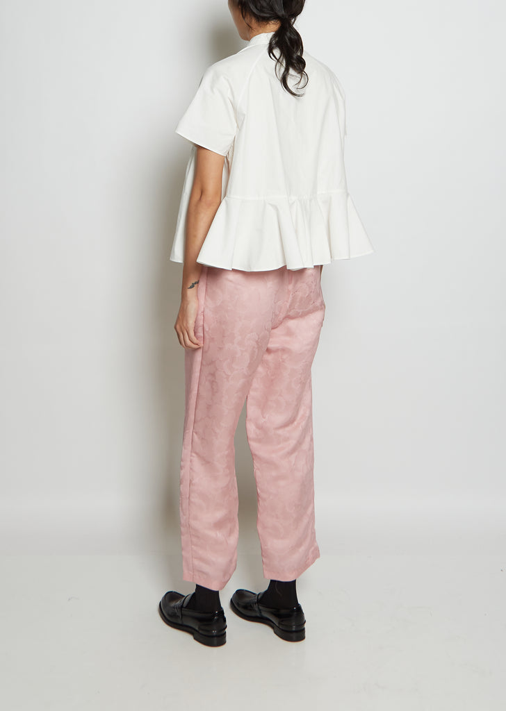 Walk Pink Silk Trousers