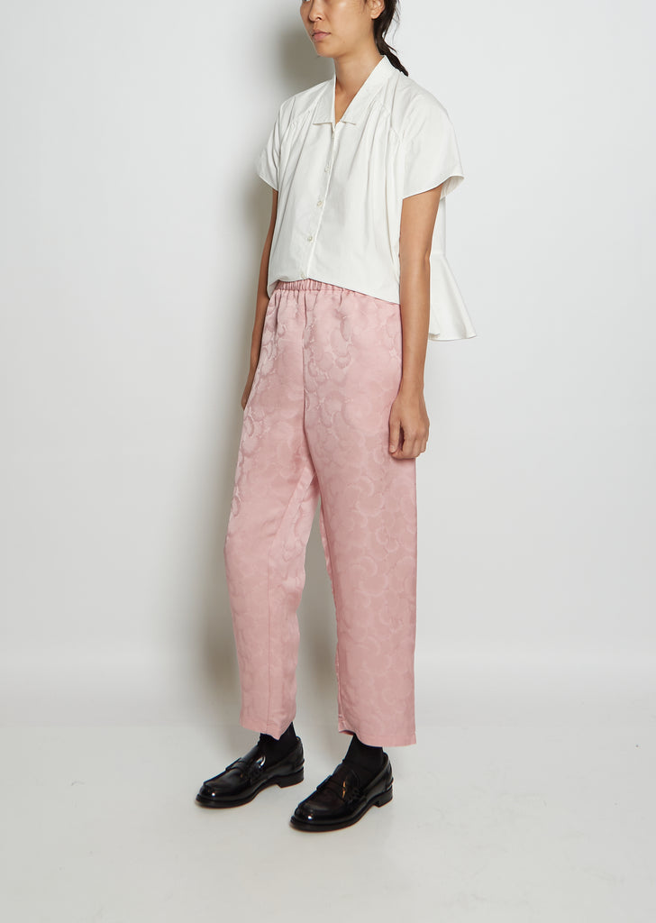 Walk Pink Silk Trousers