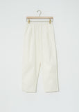 Plain Popeline Pants — Naturale