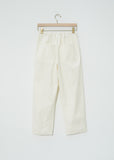Plain Popeline Pants — Naturale