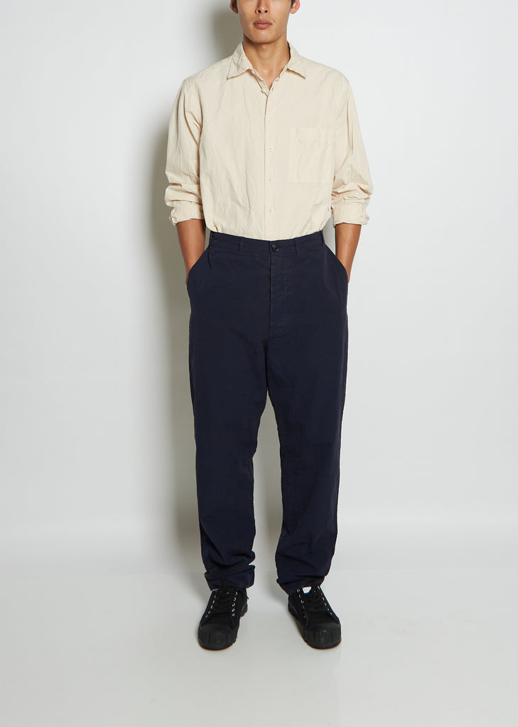 Men's Ah Cotton Pant — Dyed Navy