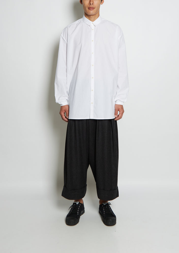 The Draughtsman Cotton Poplin Shirt