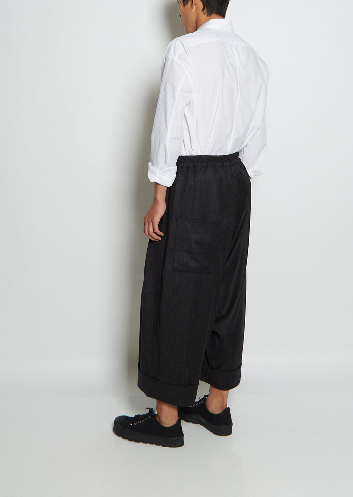 The Baker Cashmere Flannel Trouser — Pewter