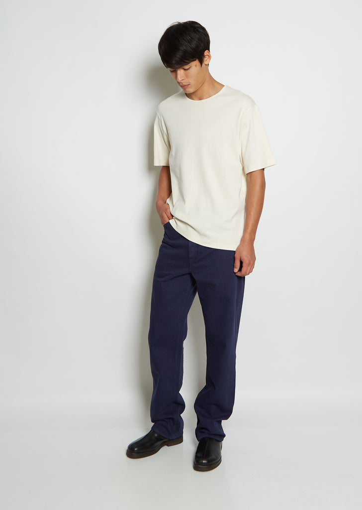 Men's Cotton T-Shirt — Light Cream