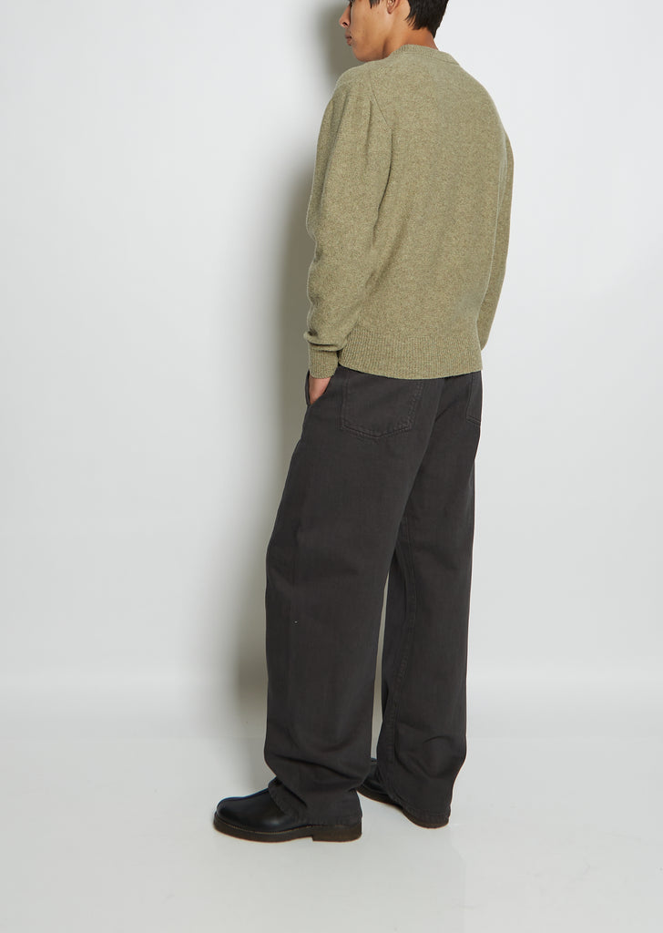 Men's Wool Crewneck Sweater — Meadow