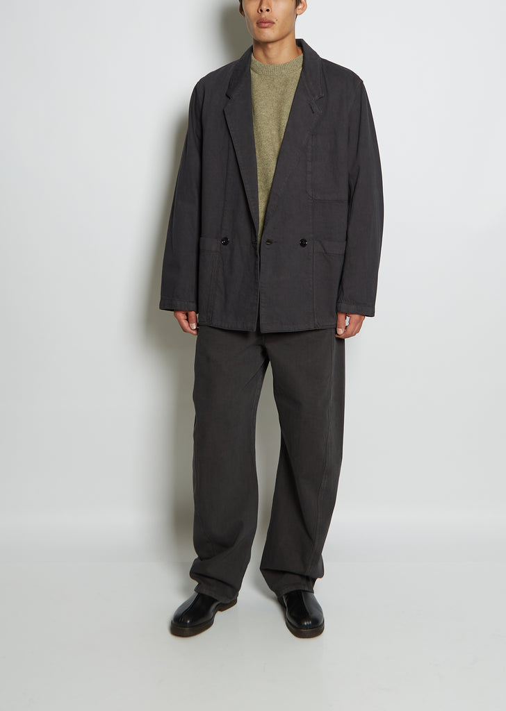 Unisex Cotton Denim Workwear Blazer