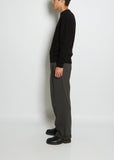 Men's Wool Crewneck Sweater — Black