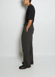 Men's Loose Pleated Cotton Viscose Pants