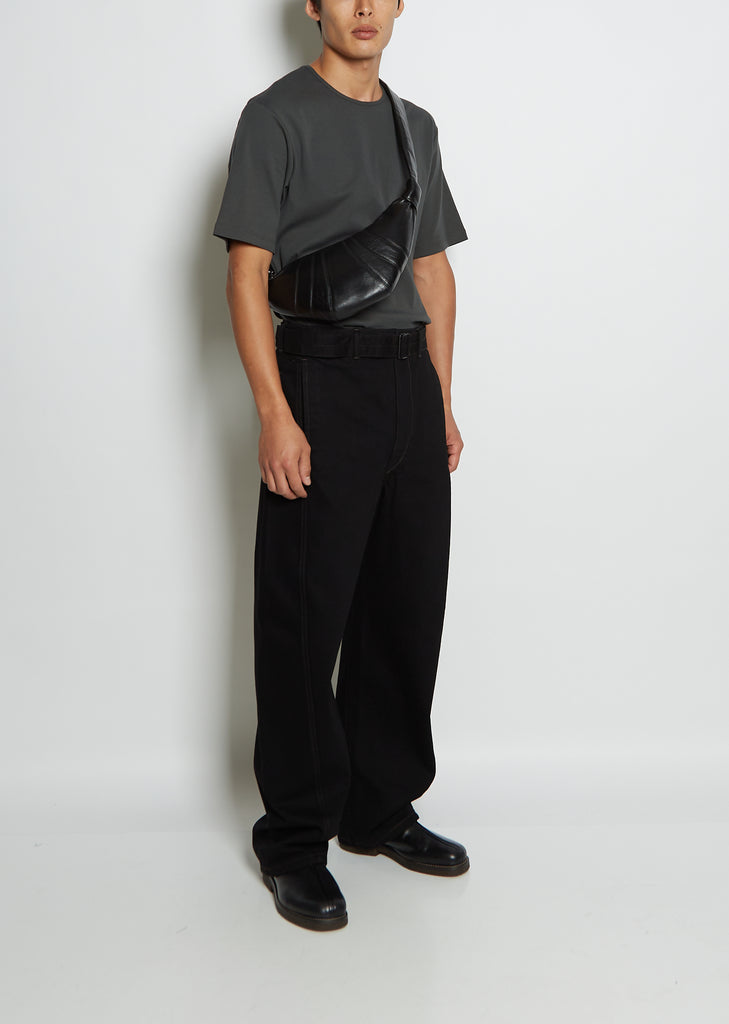 Small Croissant — Black