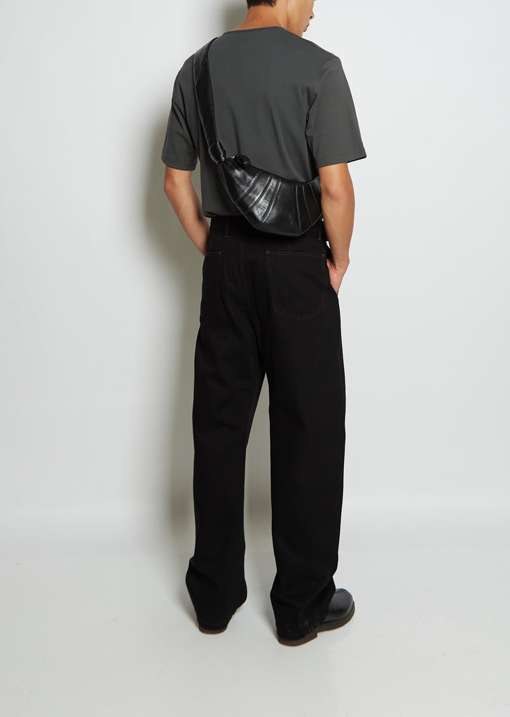 Small Croissant — Black