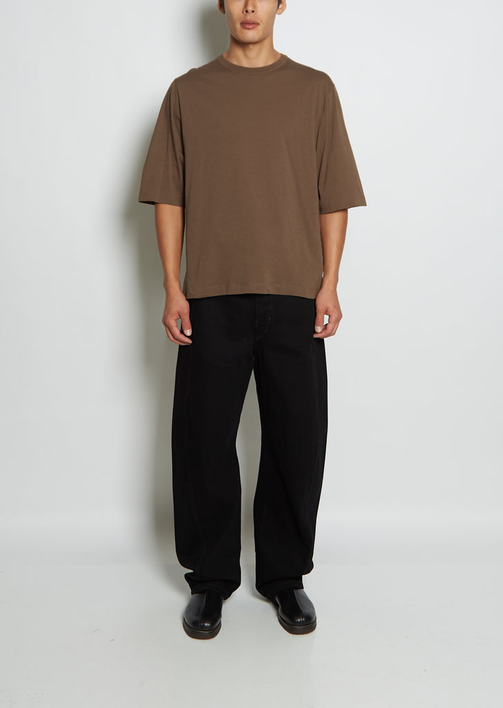 Buria Cotton Tee — Chestnut