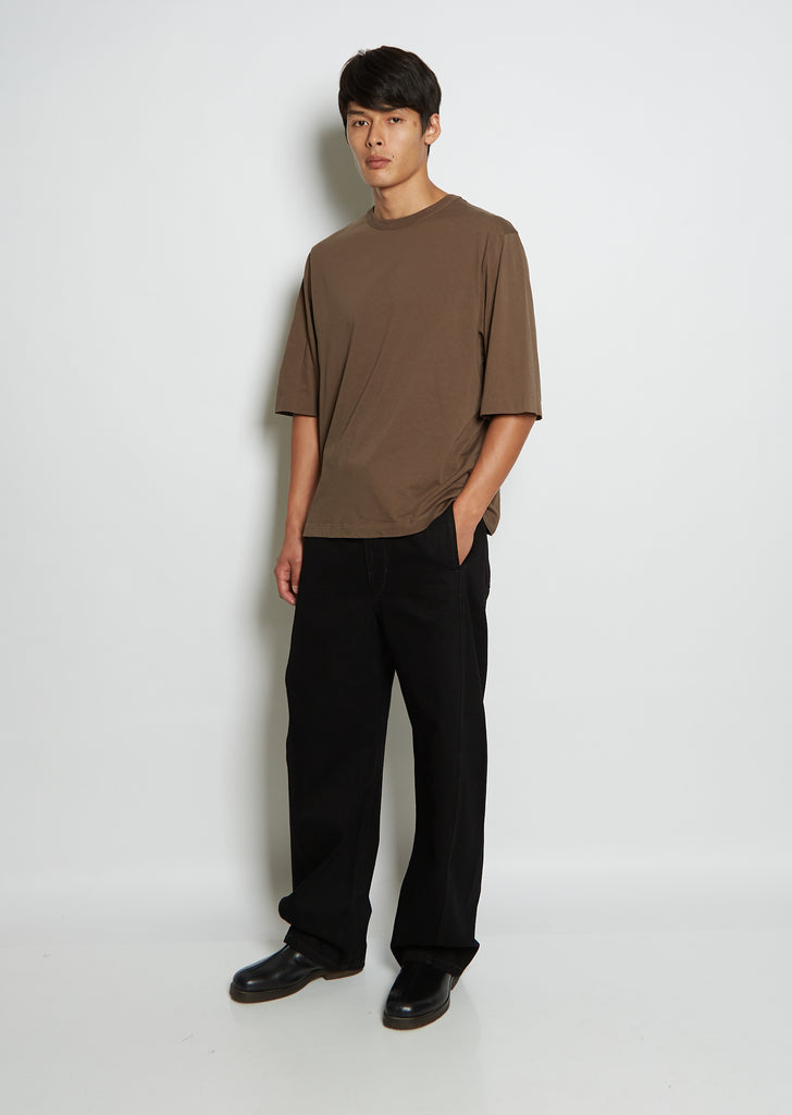 Buria Cotton Tee — Chestnut