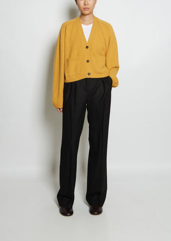 Saura Oversized Yak Cardigan — Safran