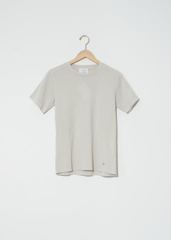 Biwa Cotton Short Sleeve Tee — Greige