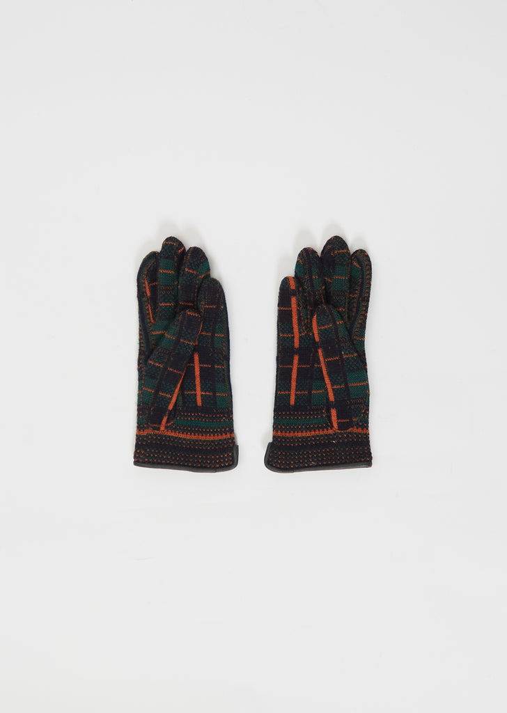 Knit Cashmere Gloves — Navy