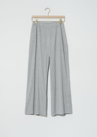 Biwa Cotton Pants — Mix Grey