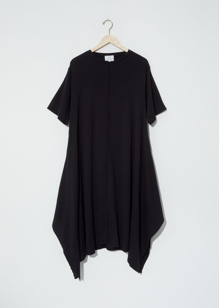 Biwa Cotton Dress — Black