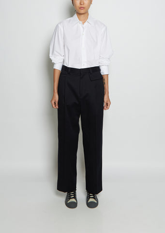 Pawson Wide Cotton Twill Pants