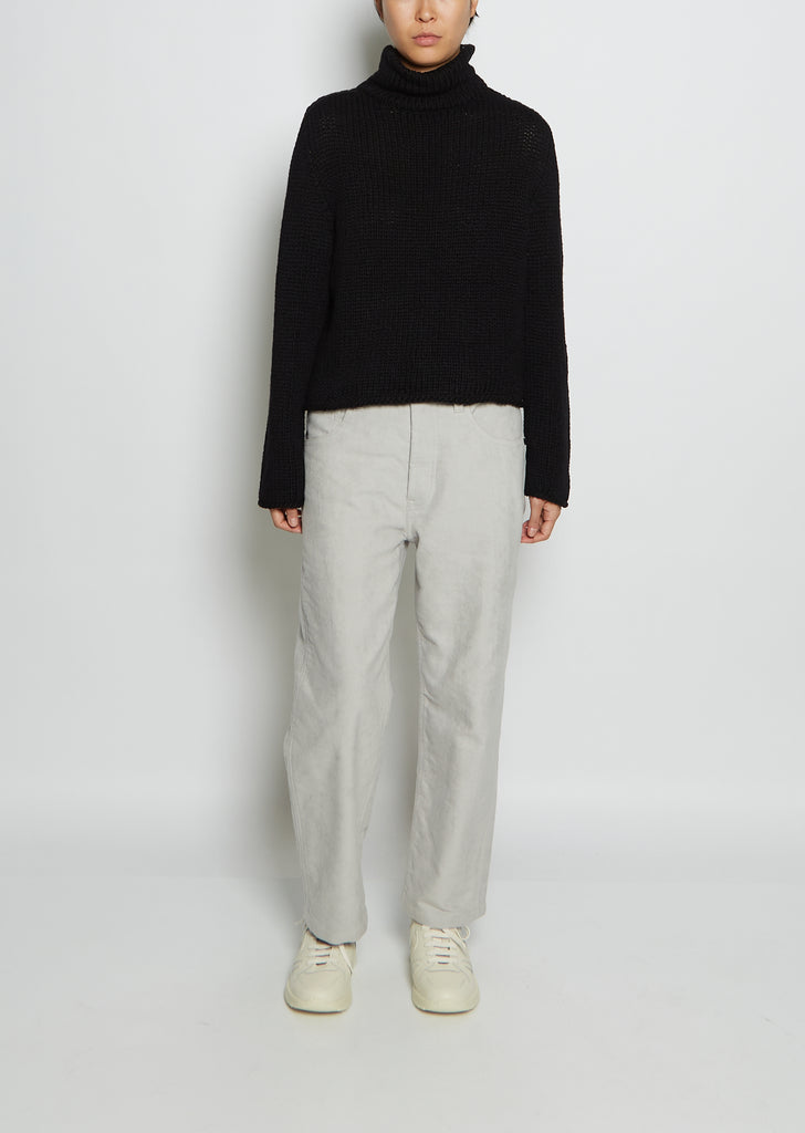 Paddock Cotton Velvet Pants — Woven Mastic