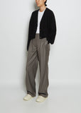 Saura Oversized Yak Cardigan — Black