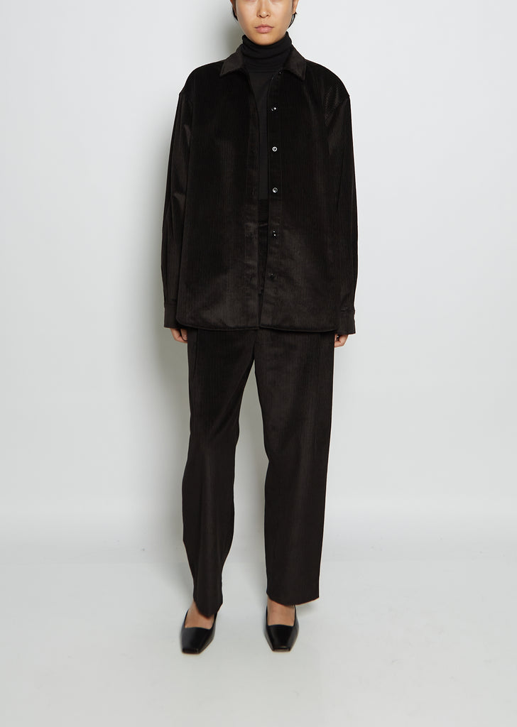 Cotton & Viscose Cord Shirt