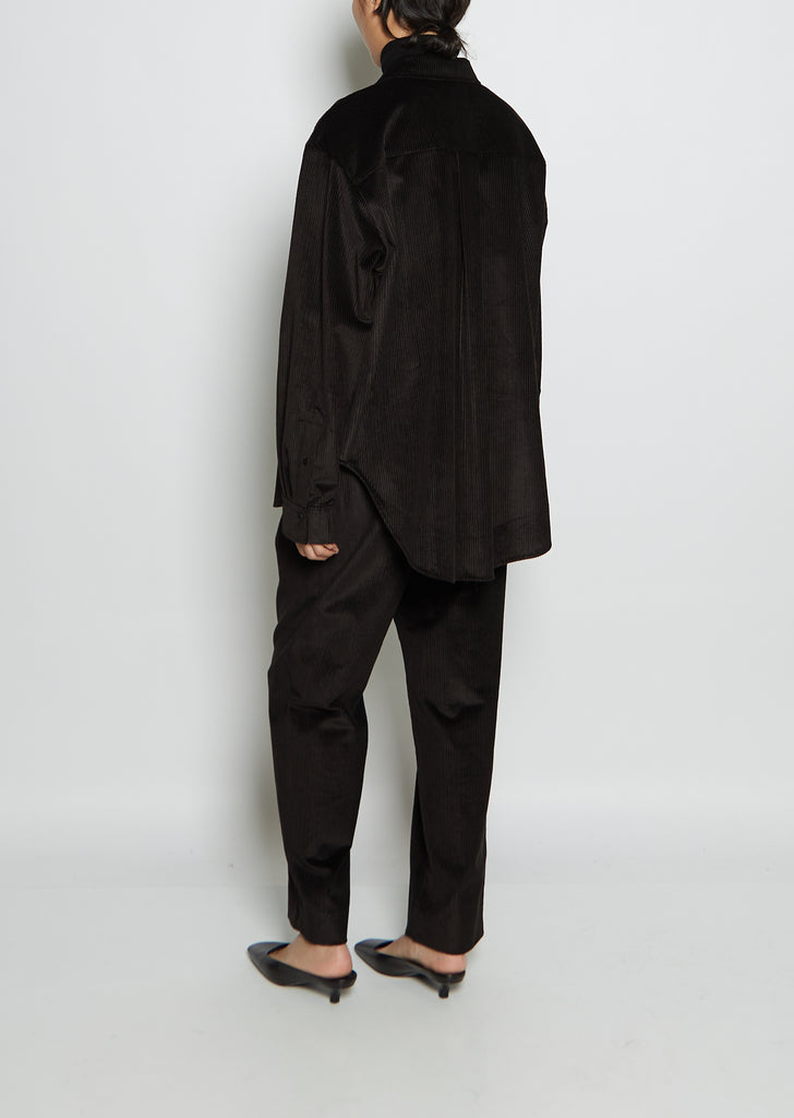 Cotton & Viscose Cord Shirt