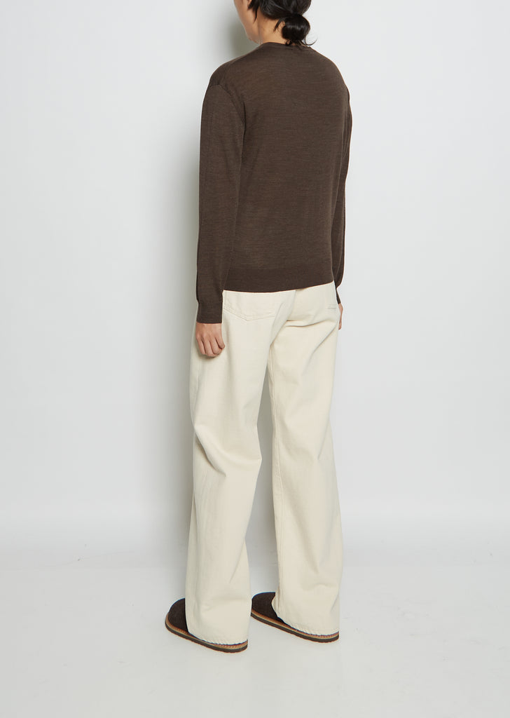 Merino Wool Relaxed Crewneck
