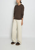 Merino Wool Relaxed Crewneck